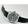 Rolex Sky Dweller Steel Black Rubber Strap Swiss ETA Automatic Watch