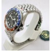 Rolex GMT Master ii Pepsi Jubilee Bracelet Swiss ETA 3285 Valjoux Movement Watch
