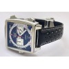 Tag Heuer Monaco Caliber 12 Leather Strap Watch
