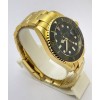 Rolex Submariner Black Dial Gold Bracelet Watch