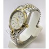 Rolex Date-Just White Dual Tone Swiss Automatic Watch