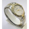 Rolex Date-Just White Dual Tone Swiss Automatic Watch