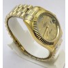 Rolex Day-Date Roman Mark Golden Swiss Automatic Watch