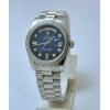 Rolex Day-Date Blue Steel Diamond Bezel 36MM Swiss ETA Automatic 2836 Valjoux Movement Watch