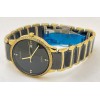 Rado Jubile Diamond Bezel Gold Black Bracelet Watch
