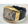 Franck Muller Yachting Anchor Rose Gold Blue Strap Swiss Automatic Watch