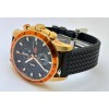 Chopard Mille Miglia Zagato Chronograph Orange Bezel Rubber Strap Watch