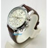 Tissot Prc 200 White Dial Leather Strap Watch