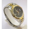Rolex Date-Just Roman Mark Grey Dual Tone Swiss ETA Automatic 2836 Valjoux Movement Watch