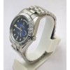 Rolex Day-Date Diamond Mark Blue Steel Swiss Automatic Watch