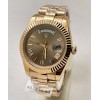 Rolex Day-Date Roman Mark Brown Rose Gold Swiss Automatic Watch