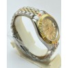 Rolex Datejust Golden Dail Dual Tone Swiss Automatic Watch
