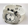 Audemars Piguet Diver Chronograph White Rubber Strap Watch