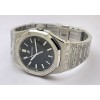 Audemars Piguet Royal Oak Steel Black Swiss ETA Valjoux 7750 Automatic Watch