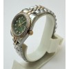 Rolex Datejust Diamond Bezel Green Dual Tone Swiss Automatic Ladies Watch