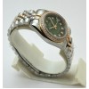 Rolex Datejust Diamond Bezel Green Dual Tone Swiss Automatic Ladies Watch