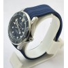 Omega Seamaster 50th Anniversary Steel Blue Rubber Strap Swiss Automatic Watch