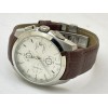 TISSOT COUTURIER CHRONOGRAPH LEATHER STRAP STEEL WATCH