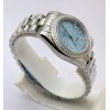 Rolex Datejust Diamond Bezel Ice Blue Swiss Automatic Ladies Watch