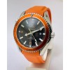 Omega Seamaster Planet Ocean Orange Rubber Strap Swiss Automatic Watch