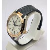 OMEGA SEAMASTER AQUA TERRA WHITE ROSE GOLD BEZEL RUBBER STRAP LIMITED EDITION SWISS AUTOMATIC WATCH