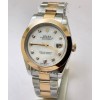 Rolex Date Just Diamond Mark Mother Of Pearl White 2 Swiss Automatic Watch