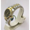 Rolex Datejust Diamond Marker Black Dual Tone Swiss Automatic Ladies Watch