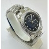 Rolex Day-Date Diamond Bezel Blue Steel Swiss Automatic Watch