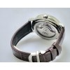 I W C Schaffhausen Portofino DAY-DATE Tourbillon Steel Leather Strap Swiss Automatic Watch