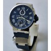 Ulysse Nardin Maxi Marine Chronometer Blue Rubber Strap Swiss Automatic Watch