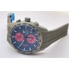 Porsche Design Flyback Grey Rubber Strap Watch - B