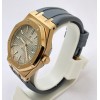Audemars Piguet Royal Oak Rose Gold Grey Rubber Strap Swiss Automatic Watch