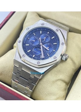 Audemars Piguet Royal Oak Perpetual Calendar Blue Swiss Automatic Watch