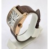 Franck Muller Master Square Diamond Rose Gold Leather Strap Watch