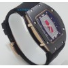 Richard Mille Limited Edition Black Ladies SWISS ETA 7750 Valjoux Movement Watch