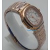 Patek Philippe Nautilus White Diamond Bezel Rose Gold Ladies Watch