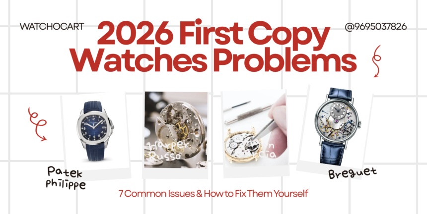 First Copy Watches Problems 2026